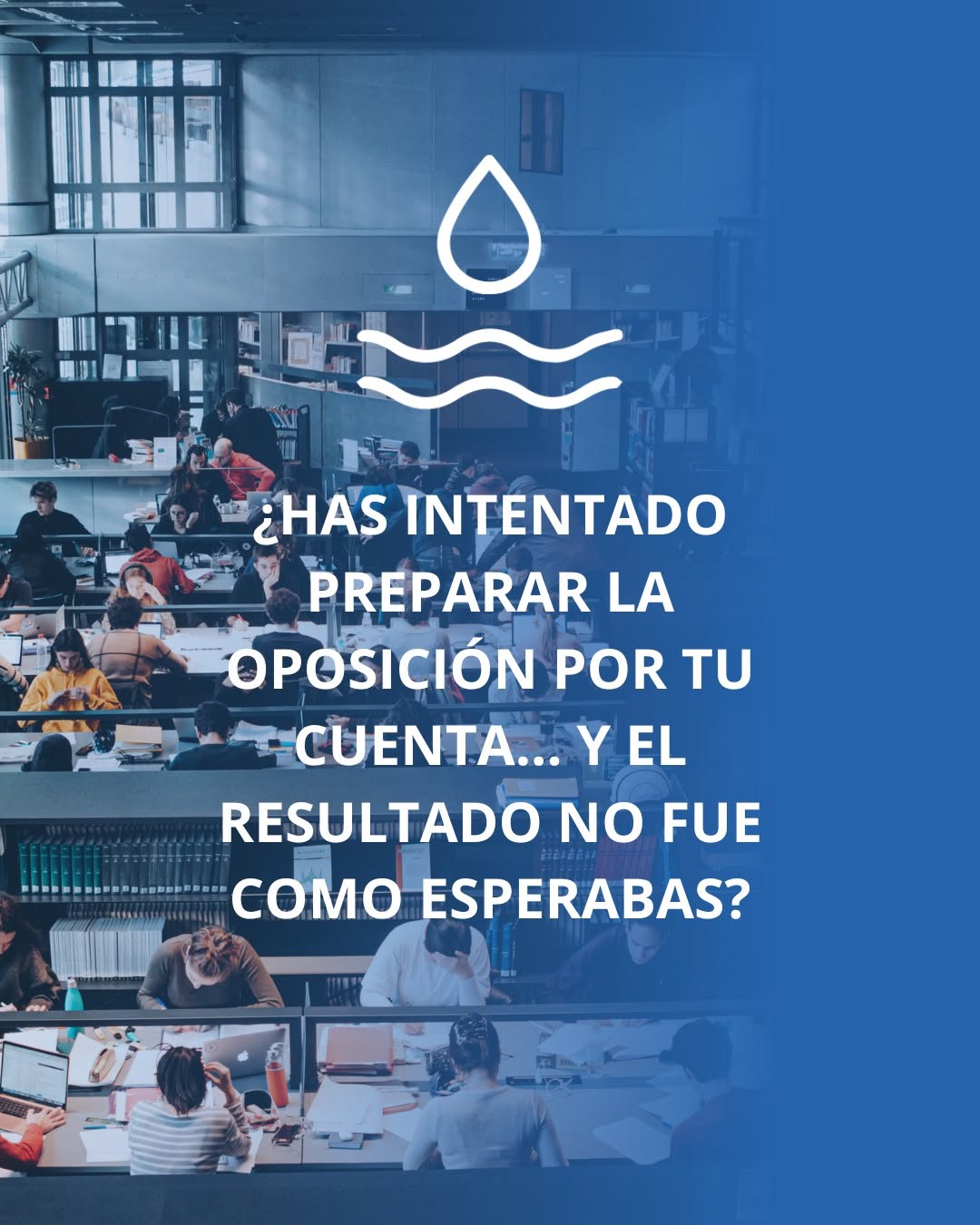 Portada del carrusel de Instagram sobre preparar la oposición por tu cuenta y no obtener el resultado esperado