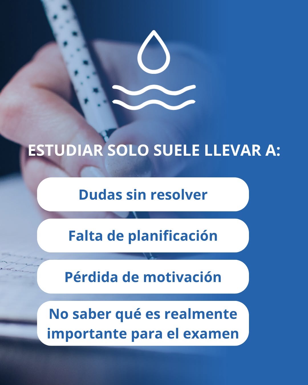 Imagen de Instagram sobre las pérdidas habituales de estudiar una oposición en solitario